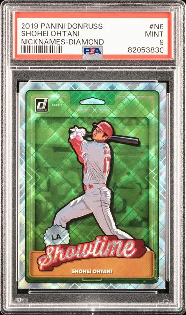 2019 Panini Donruss Shohei Ohtani Nicknames Diamond #N6 card image