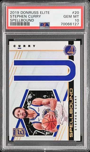 2019 Panini Donruss Stephen Curry Elite Spellbound #20 card image