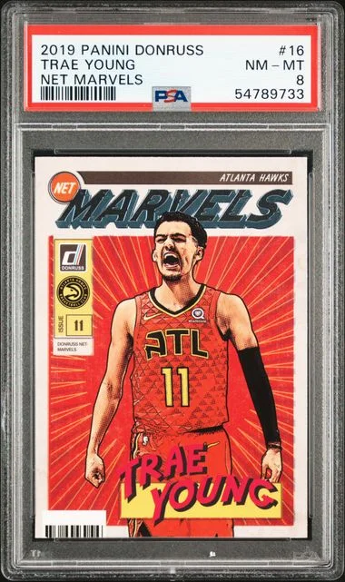 2019 Panini Donruss Trae Young Net Marvels #16 card image