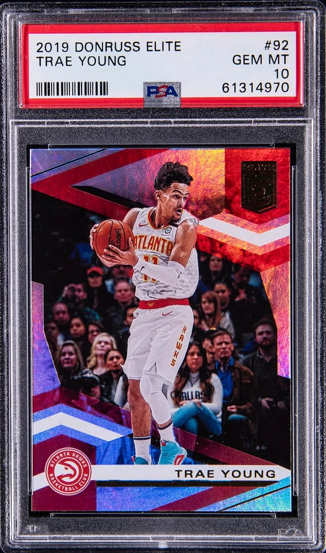 2019 Panini Donruss Trae Young Elite #92 card image
