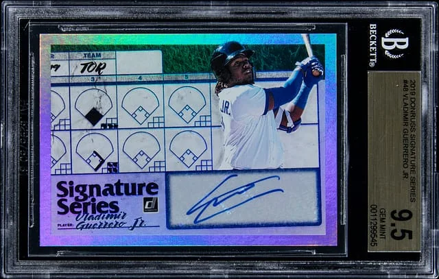 2019 Panini Donruss Vladimir Guerrero Jr. Signature Series #SS-VG card image