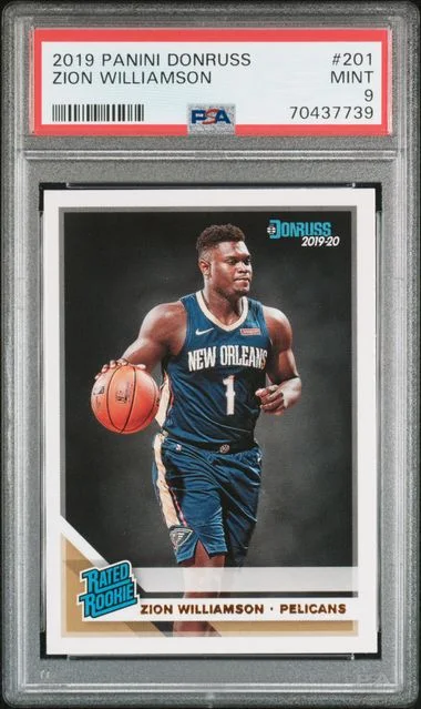 2019 Panini Donruss Zion Williamson #201 card image