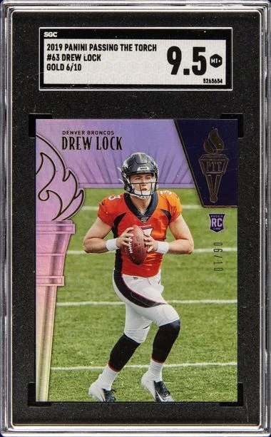 2019 Panini Drew Lock Passing The Torch #63 card image