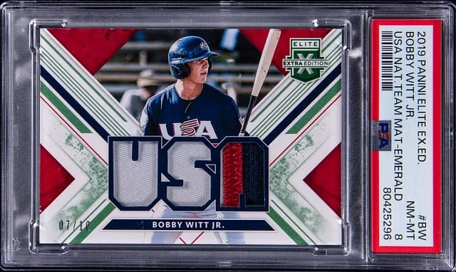 2019 Panini Elite Extra Edition Bobby Witt Jr. #USA-BW card image