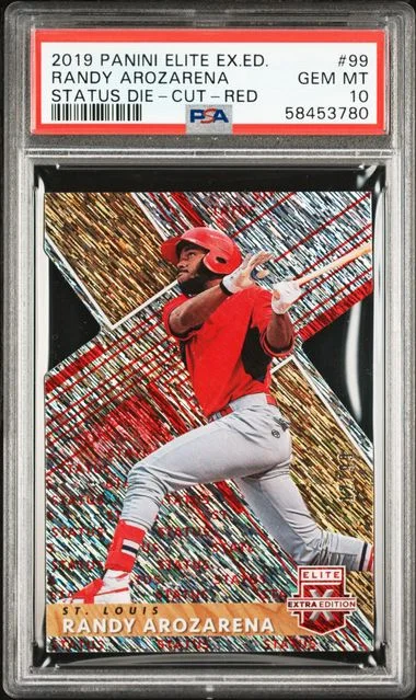 2019 Panini Elite Extra Edition Randy Arozarena #99 card image