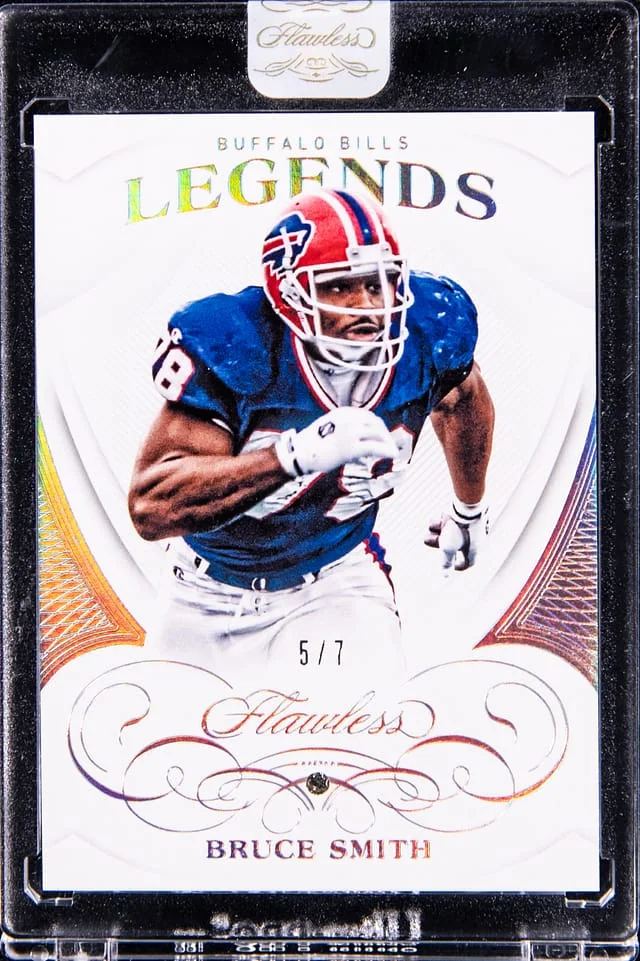 2019 Panini Flawless Bruce Smith Diamond Legends #74 card image