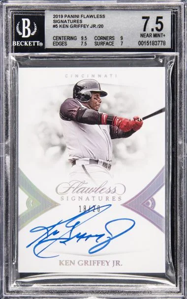 2019 Panini Flawless Ken Griffey Jr. Signatures #FS-JR2 card image