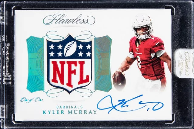 2019 Panini Flawless Kyler Murray Shield Signatures #SLS-KMU card image