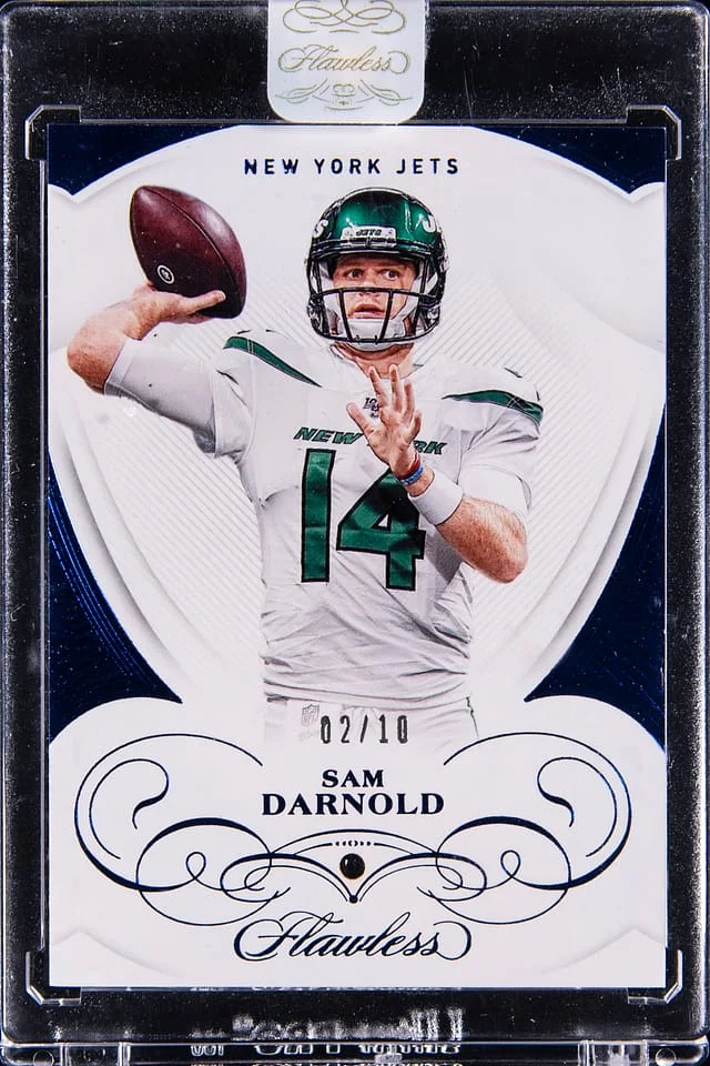 2019 Panini Flawless Sam Darnold - Panini Encased Sapphire #47 card image