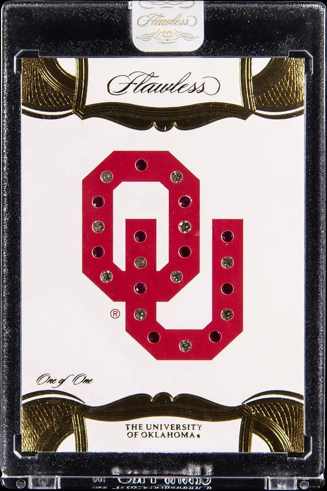 2019 Panini Flawless The University Of Oklahoma Collegiate Team Logo Gems #2 card image