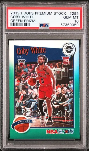 2019 Panini Hoops Coby Green Prizm #295 card image