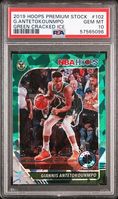 2019 Panini Hoops Giannis Antetokounmpo Silver Prizm #102 card image