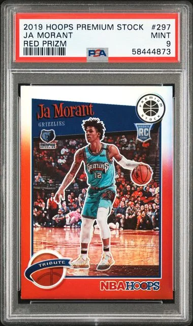 2019 Panini Hoops Ja Morant Silver Laser #297 card image