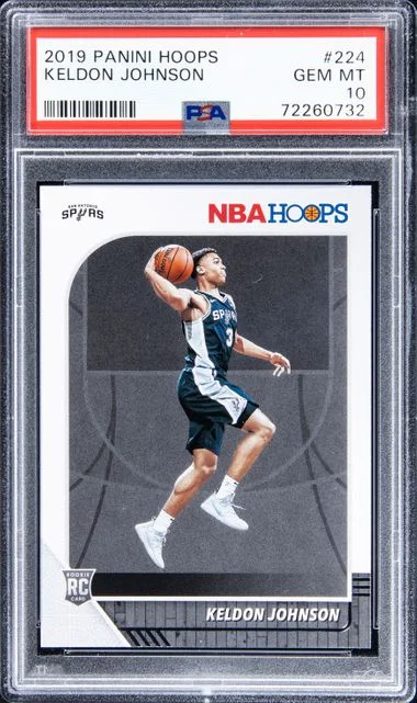 2019 Panini Hoops Keldon Johnson #224 card image