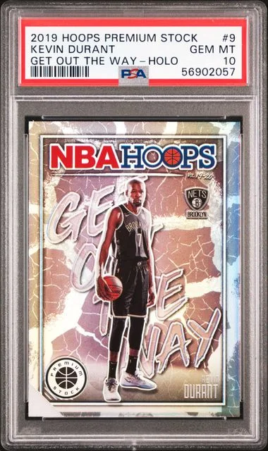 2019 Panini Hoops Kevin Durant Zero Gravity Holo #9 card image
