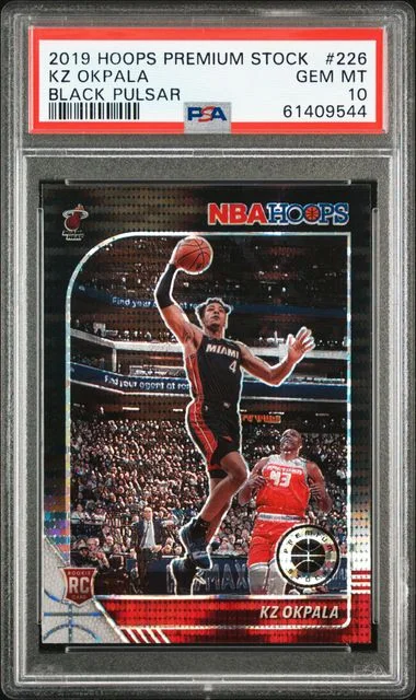 2019 Panini Hoops Kz Okpala Black Pulsar #226 card image