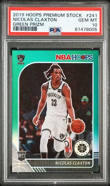 2019 Panini Hoops Nicolas Claxton #241 card image