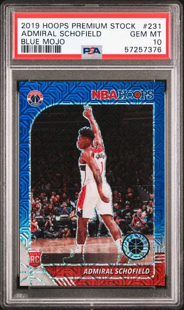 2019 Panini Hoops Premium Stock Admiral Schofield #231 card image