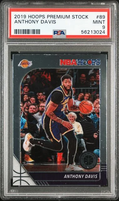 2019 Panini Hoops Premium Stock Anthony Davis #89 card image