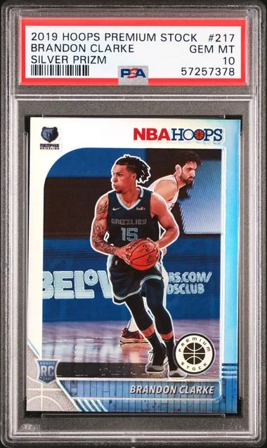 2019 Panini Hoops Premium Stock Brandon Clarke #217 card image