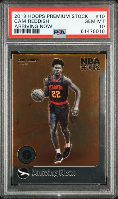 2019 Panini Hoops Premium Stock Cam Reddish Arriving Now #10 card image