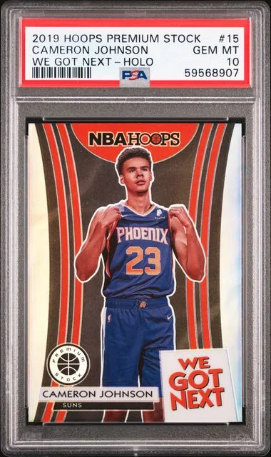 2019 Panini Hoops Premium Stock Cameron Johnson We Got Next #15 card image
