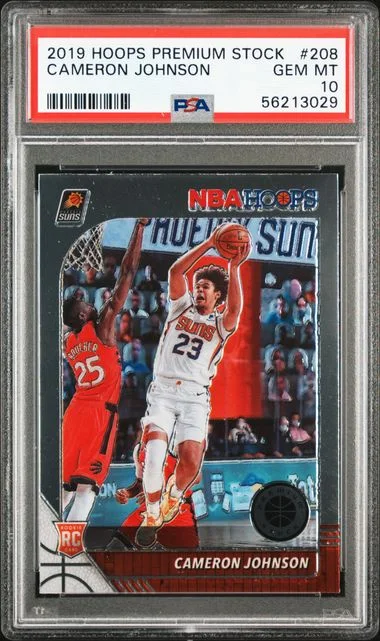 2019 Panini Hoops Premium Stock Cameron Johnson #208 card image