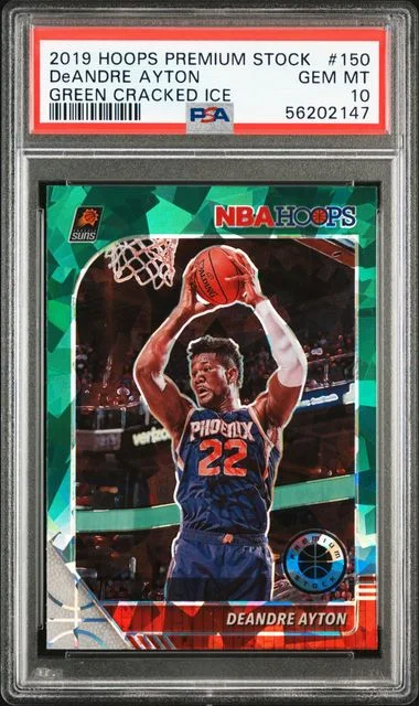 2019 Panini Hoops Premium Stock Deandre Ayton #150 card image