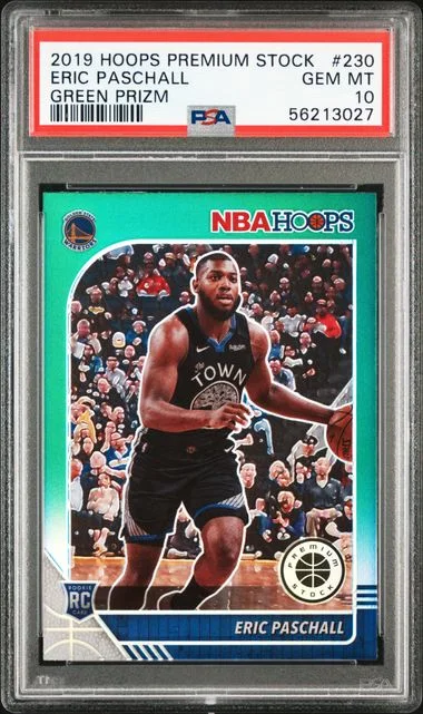 2019 Panini Hoops Premium Stock Eric Paschall #230 card image