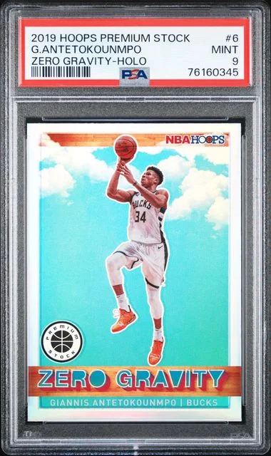 2019 Panini Hoops Premium Stock Giannis Antetokounmpo Zero Gravity #6 card image