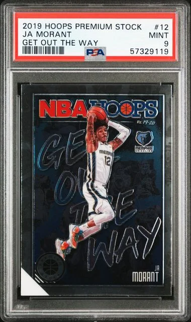 2019 Panini Hoops Premium Stock Ja Morant Get Out The Way #12 card image