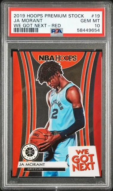 2019 Panini Hoops Premium Stock Ja Morant We Got Next #19 card image