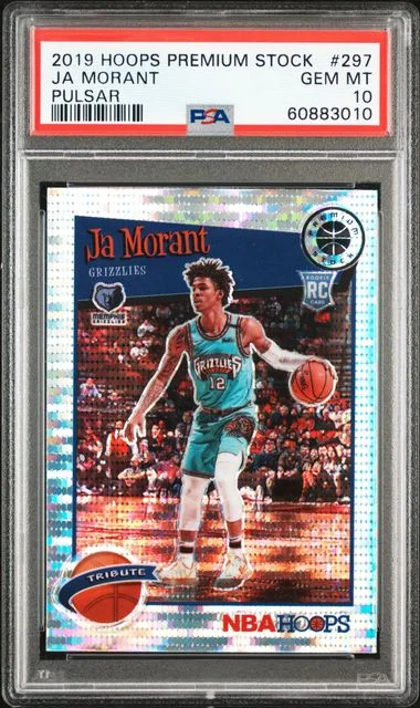 2019 Panini Hoops Premium Stock Ja Morant Pulsar #297 card image