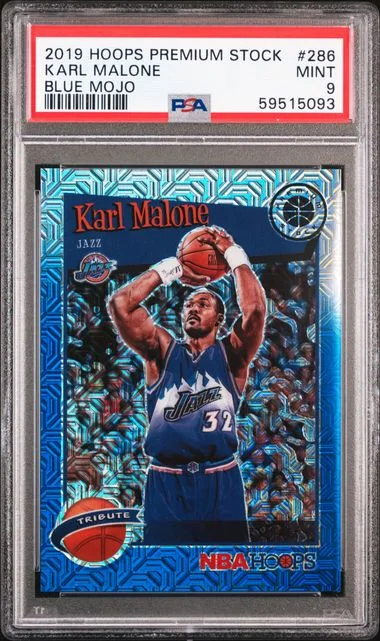 2019 Panini Hoops Premium Stock Karl Malone #286 card image