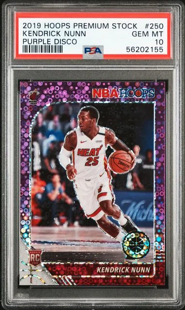 2019 Panini Hoops Premium Stock Kendrick Nunn #250 card image