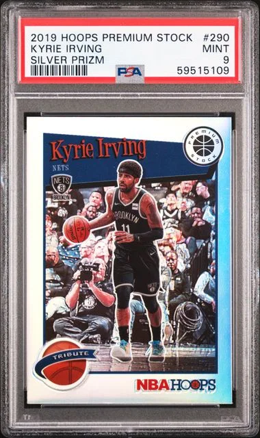 2019 Panini Hoops Premium Stock Kyrie Irving #290 card image