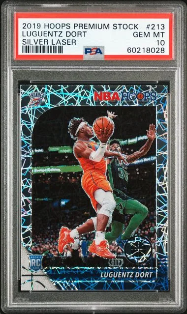 2019 Panini Hoops Premium Stock Luguentz Dort #213 card image