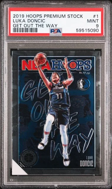 2019 Panini Hoops Premium Stock Luka Doncic Get Out The Way #1 card image