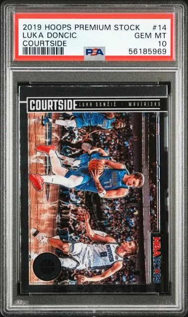 2019 Panini Hoops Premium Stock Luka Doncic Courtside #14 card image