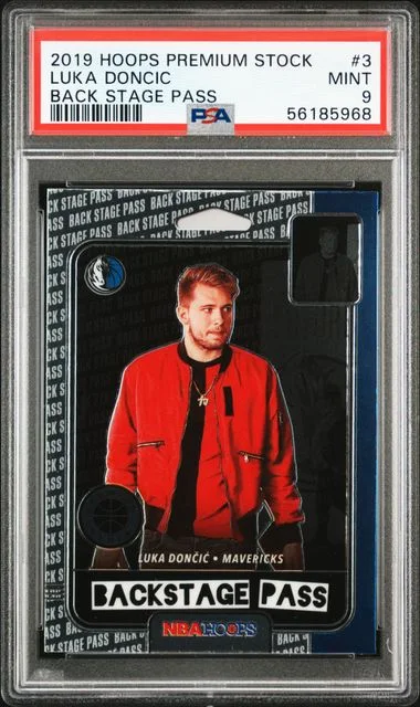 2019 Panini Hoops Premium Stock Luka Doncic Back Stage Pass #3 card image