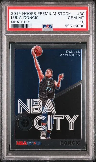 2019 Panini Hoops Premium Stock Luka Doncic NBA City #30 card image