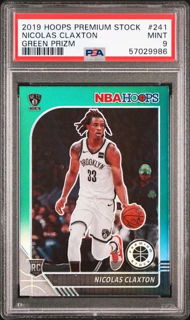 2019 Panini Hoops Premium Stock Nicolas Claxton #241 card image