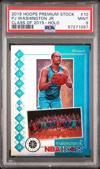 2019 Panini Hoops Premium Stock Pj Washington Jr. Class Of 2019 #10 card image