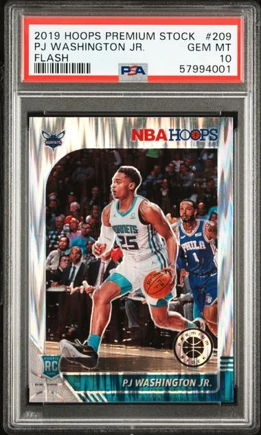 2019 Panini Hoops Premium Stock Pj Washington Jr. #209 card image