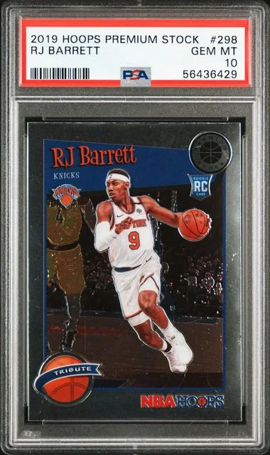 2019 Panini Hoops Premium Stock Rj Barrett #298 card image