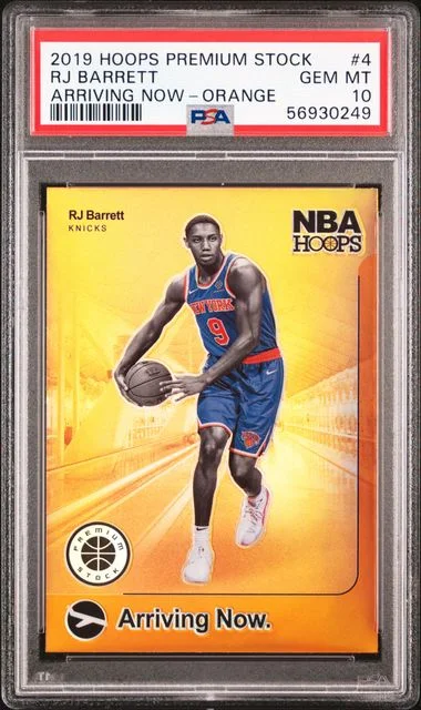 2019 Panini Hoops Premium Stock Rj Barrett Arriving Now #4 card image