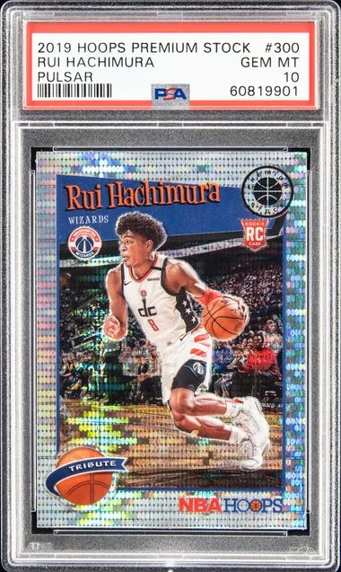 2019 Panini Hoops Premium Stock Rui Hachimura #300 card image