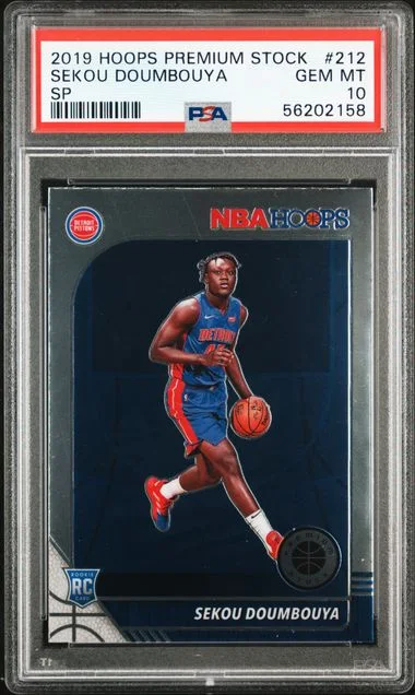 2019 Panini Hoops Premium Stock Sekou Doumbouya #212 card image