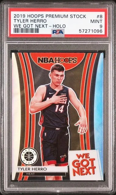 2019 Panini Hoops Premium Stock Tyler Herro We Got Next #8 card image