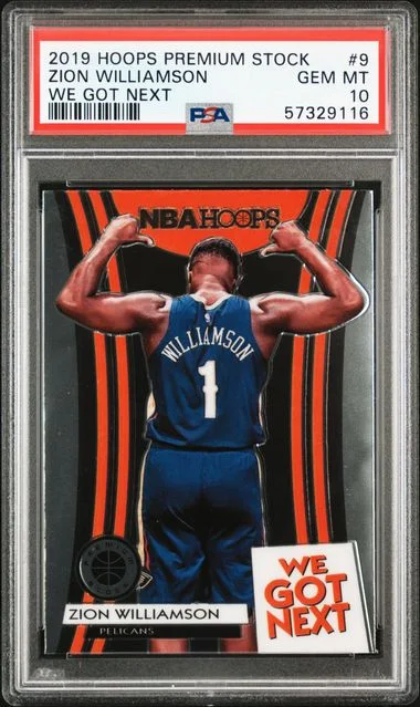 2019 Panini Hoops Premium Stock Zion Williamson We Got Next #9 card image